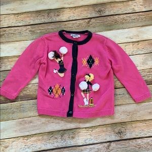 Gilet Cardigan De Noël Hartstrings Pour Fille, Coton, Manches Longues, Taille 5-6 Ans, Neuf